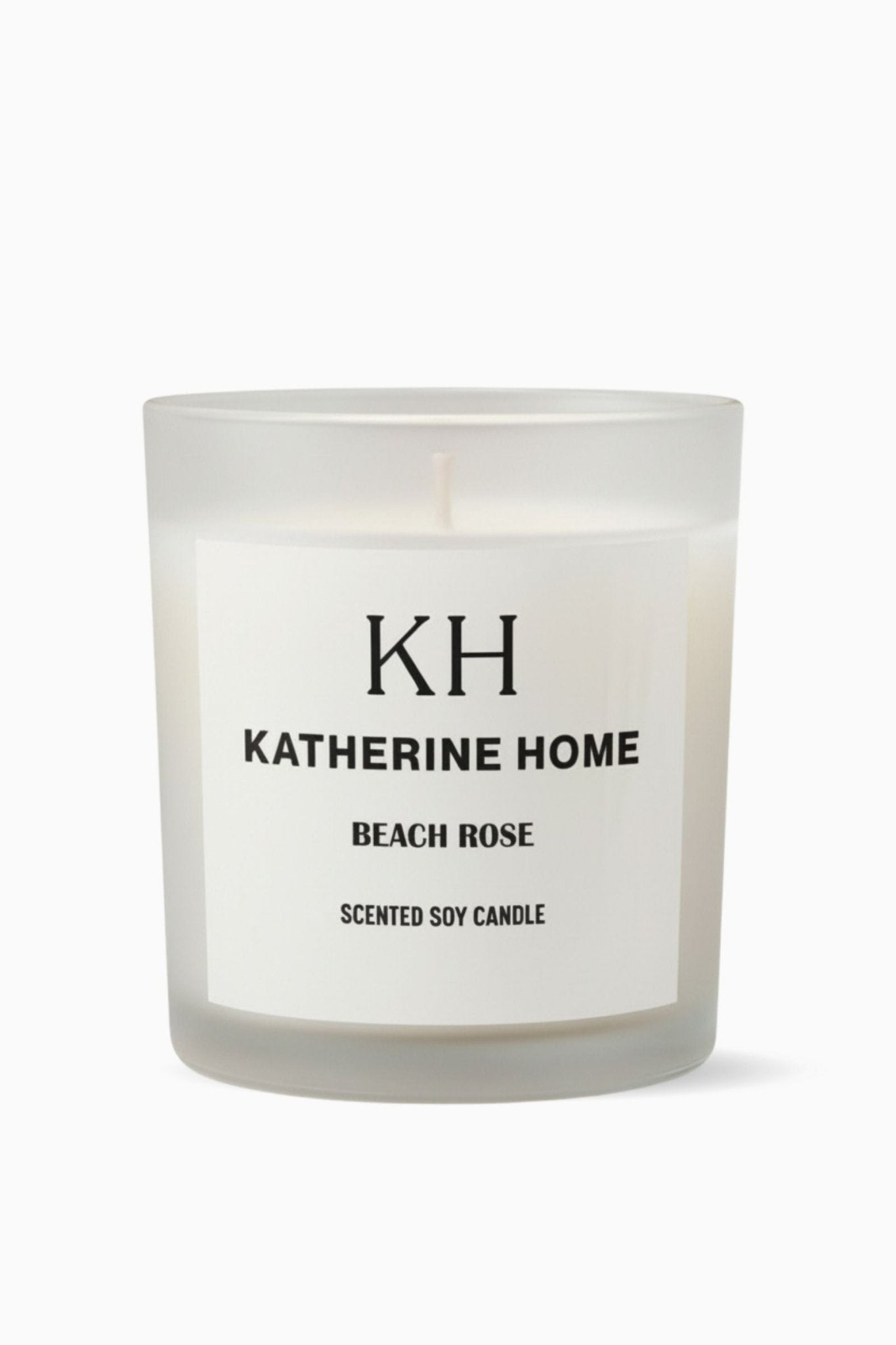 Beach Rose - KATHERINE HOMEHome DecorKATHERINE HOMEKATHERINE HOMEKatherine Home Beach Rose Harmony candle in an opaline glass jar, serene minimalist product hero image.Clear