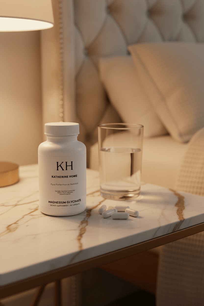 Magnesium Glycinate: Advanced Calm, Sleep, & Muscle Support by KATHERINE HOME