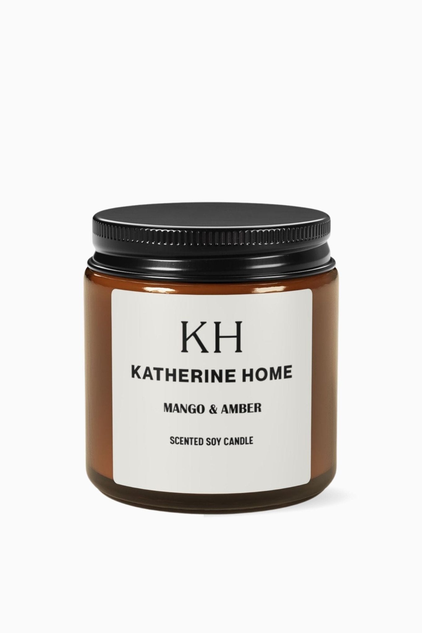 Mango & Amber - KATHERINE HOMEHome DecorKATHERINE HOMEKATHERINE HOMEMango & Amber soy candle by Katherine Home in an amber glass jar, featuring a warm, fruity and amber - rich glow.