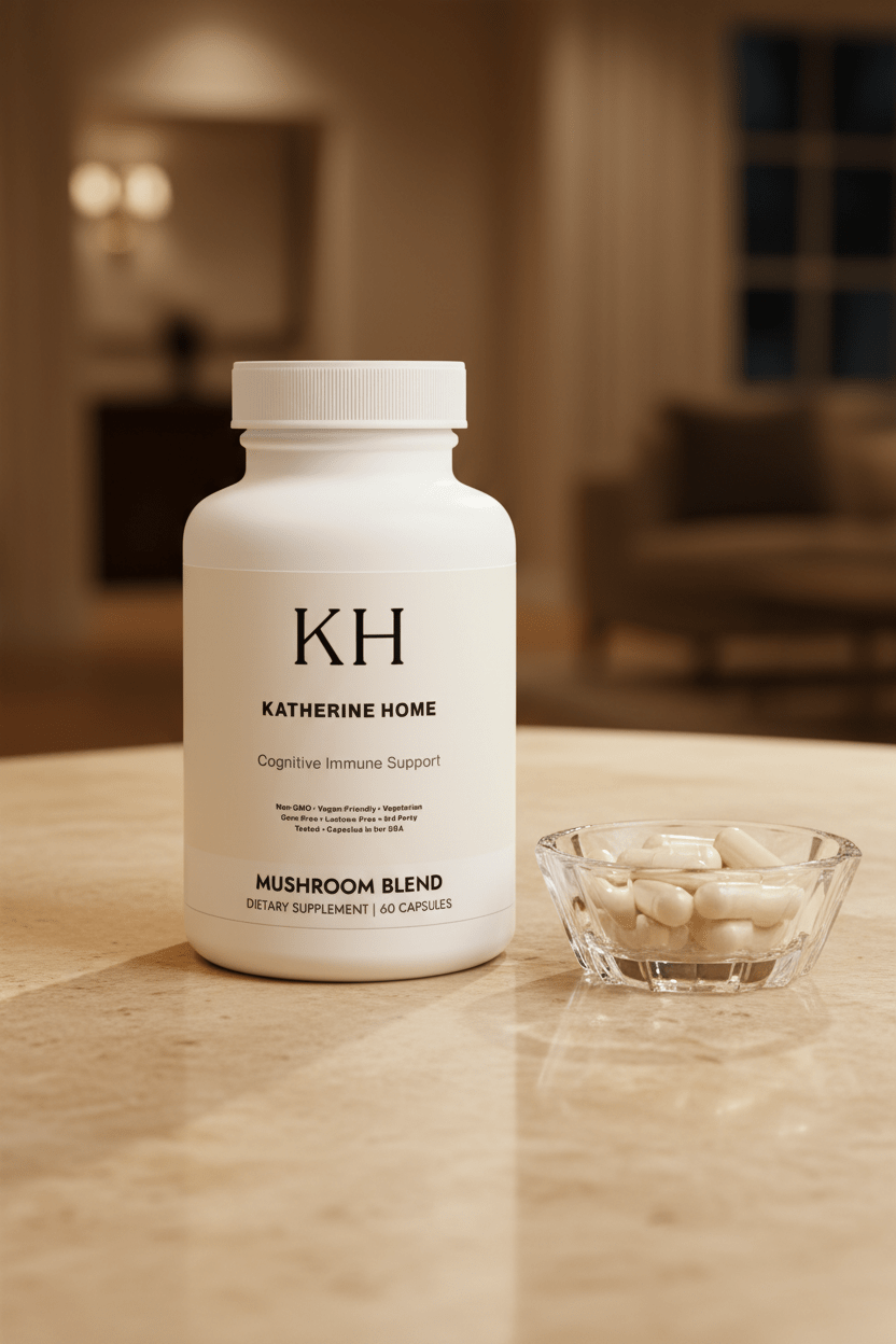 Mushroom Blend: Immune Defense & Cognitive Support by KATHERINE HOME