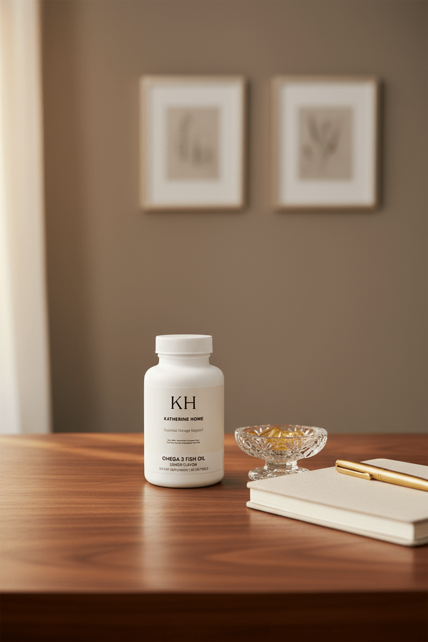 Omega 3 Fish Oil: Heart, Brain & Joint Support by KATHERINE HOME