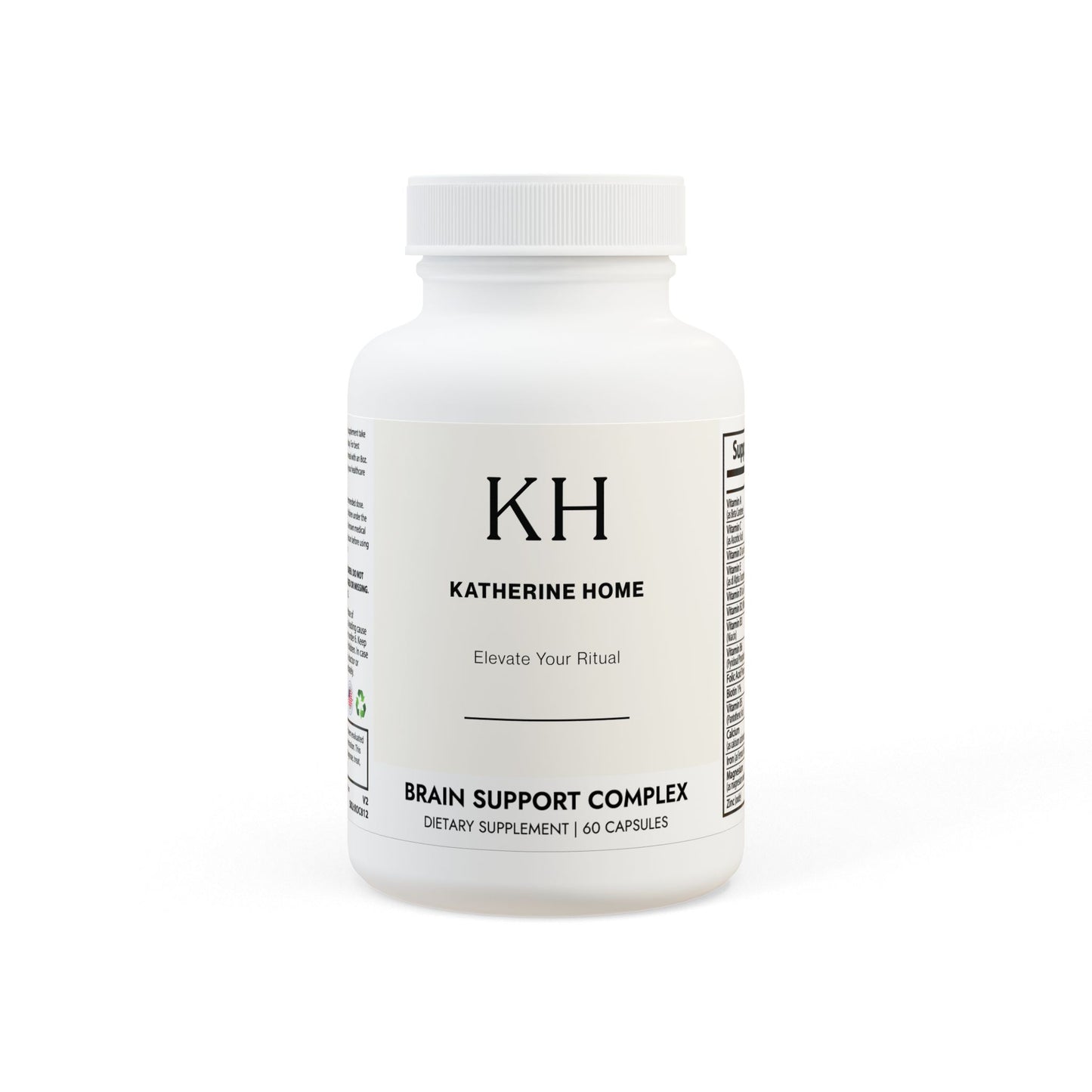 Brain Support Complex Supplement bottle for enhanced brain function