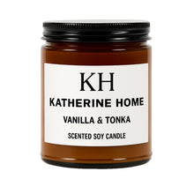 Vanilla & Tonka Scented Soy Candle