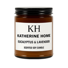 Eucalyptus & Lavender Scented Soy Candle