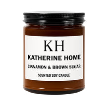 Cinnamon & Brown Sugar Scented Soy Candle