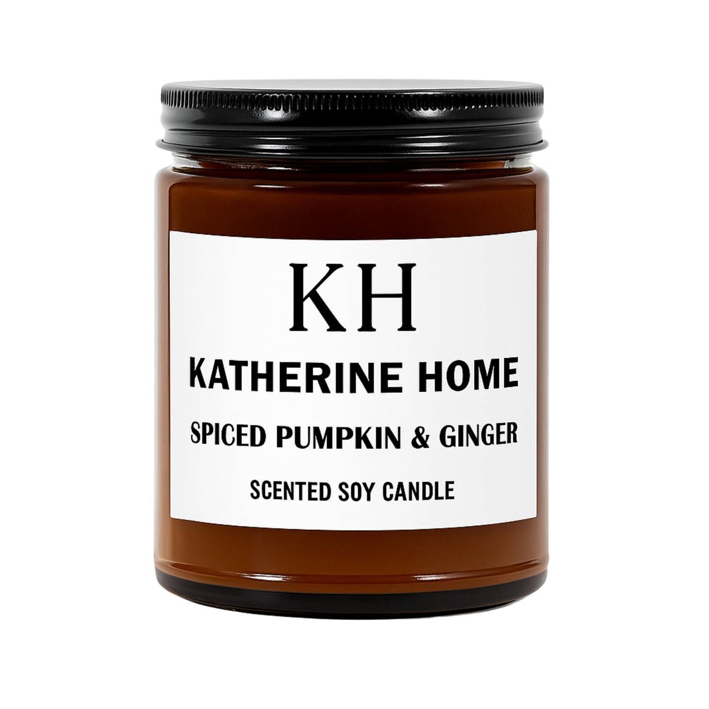 Spiced Pumpkin & Ginger Scented Soy Candle