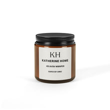 Atlantis Whisper 4oz candle by Katherine Home, featuring scents of ocean breeze, sandalwood, and dark musk for a calming atmosphere.