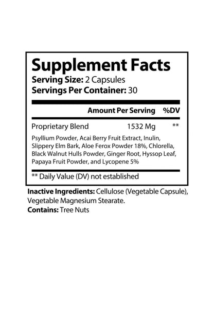 Acai Berry Complex Supplement by KATHERINE HOME dietary supplement Supplement Facts label