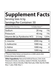 BCAA Supplement, Grape - KATHERINE HOMEFood SupplementsKATHERINE HOMEKATHERINE HOMESupplement Facts panel for Katherine Home BCAA supplement, grape flavor.