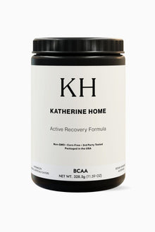 BCAA Supplement, Watermelon - KATHERINE HOMEFood SupplementsKATHERINE HOMEKATHERINE HOMEKatherine Home BCAA supplement in watermelon flavor, supplement container, clean minimalist product hero image.