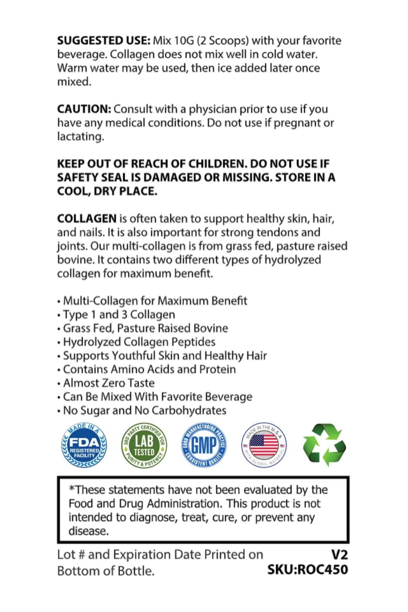 Collagen Peptides Type I & III: Premium Protein for Skin & Joints by KATHERINE HOME