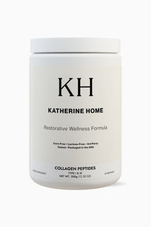 Collagen Peptides Type I & III Supplement - KATHERINE HOMEFood SupplementsKATHERINE HOMEKATHERINE HOMEKatherine Home Collagen Peptides Type I & III supplement container, clean minimalist product hero image.