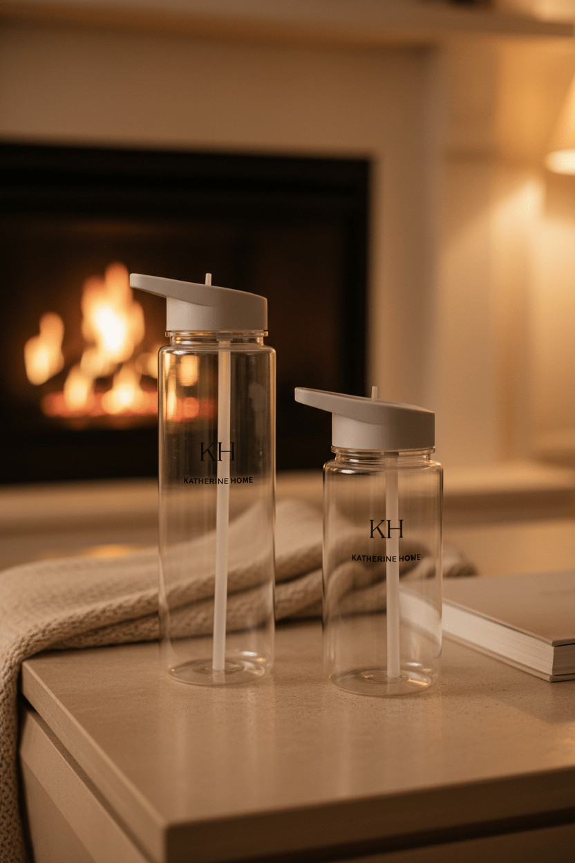 Katherine Home Tritan Straw Bottle Mug by KATHERINE HOME