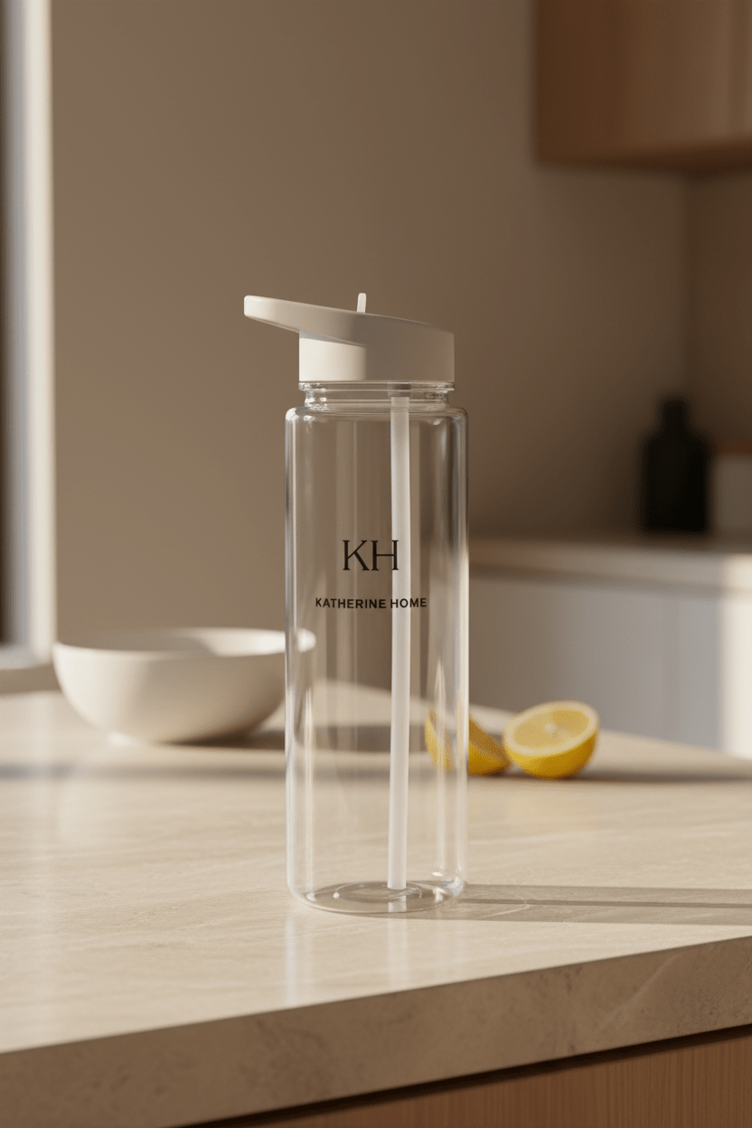 Katherine Home Tritan Straw Bottle Mug by KATHERINE HOME