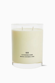 Minted Lavender & Sage - KATHERINE HOMEHome DecorKATHERINE HOMEKATHERINE HOMEKatherine Home Minted Lavender & Sage premium candle in a luxury glass jar, minimalist high - end product hero image.10713943722042076071