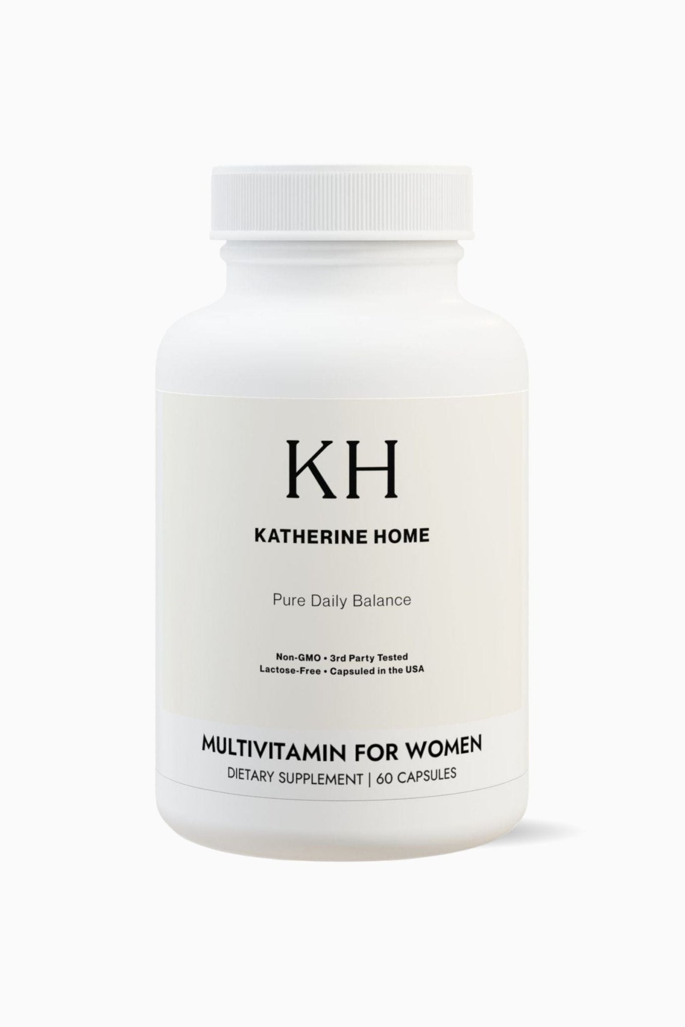 Multivitamin for Women by KATHERINE HOME dietary supplement bottle front view
