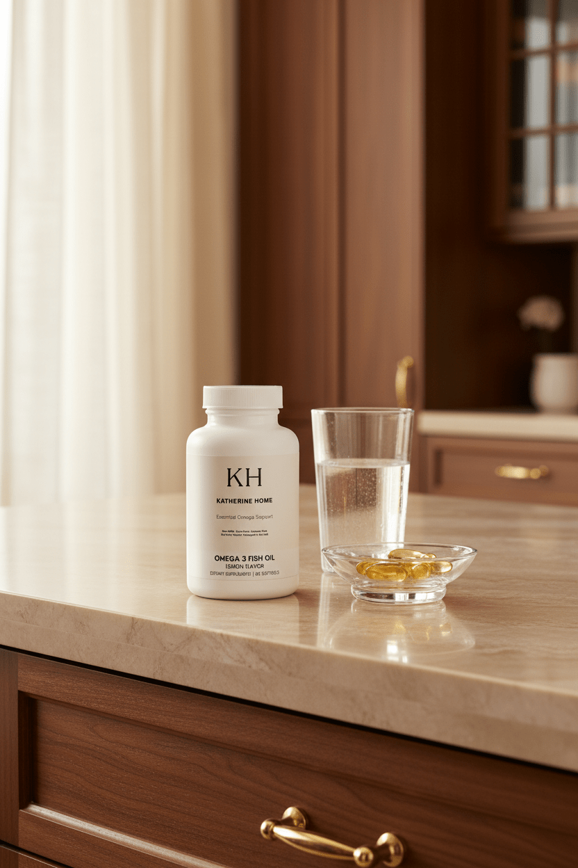 Omega 3 Fish Oil: Heart, Brain & Joint Support by KATHERINE HOME