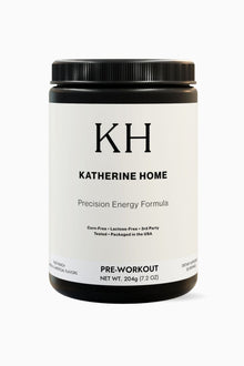 Pre Workout Supplement Fruit Punch - KATHERINE HOMEFood SupplementsKATHERINE HOMEKATHERINE HOMEKatherine Home Pre - Workout supplement in fruit punch flavor, supplement container, clean minimalist product hero image.