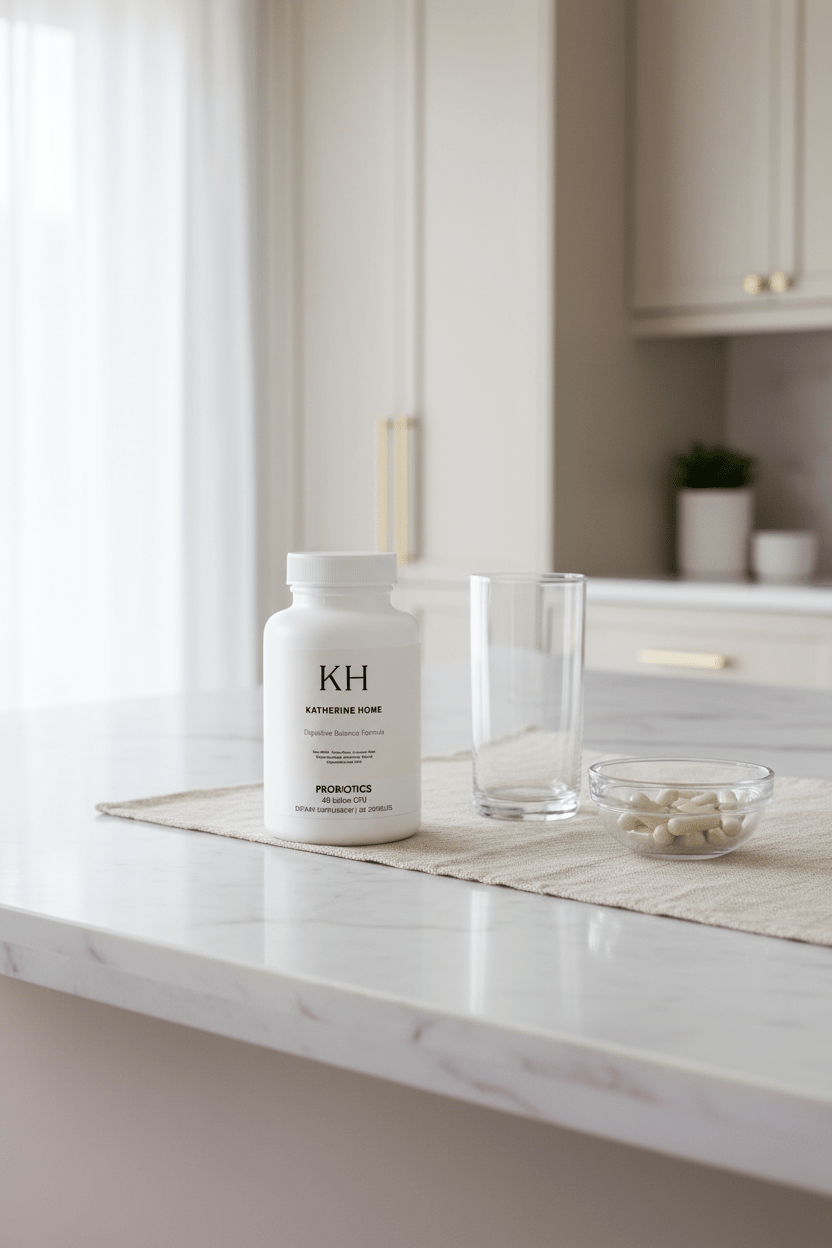 Probiotics: Gut Health, Immune & Digestive Balance by KATHERINE HOME