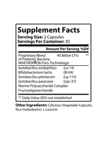 Probiotics Supplement by KATHERINE HOME dietary supplement Supplement Facts label