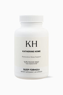 Sleep Formula Supplement by KATHERINE HOME dietary supplement bottle front view