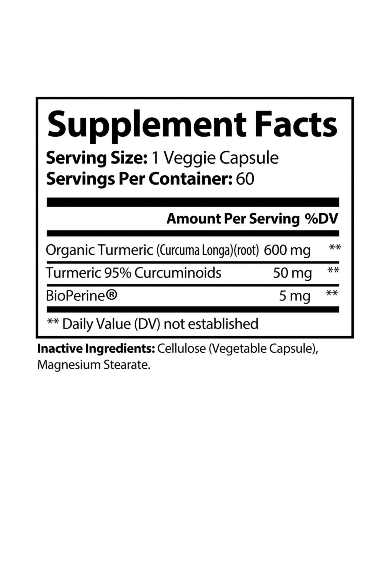 Turmeric with BioPerine®: Advanced Joint & Wellness Support by KATHERINE HOME